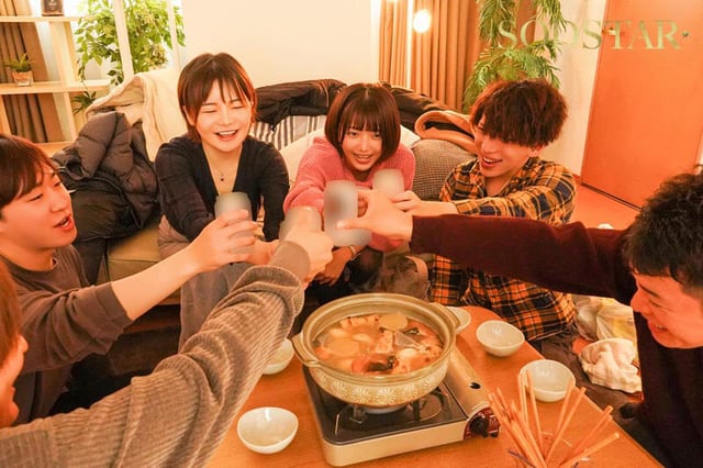 全員彼女持ちだって言うから参加したのに全員に朝までマワされ中出しされていた新年おでんパーティー 星乃莉子 4