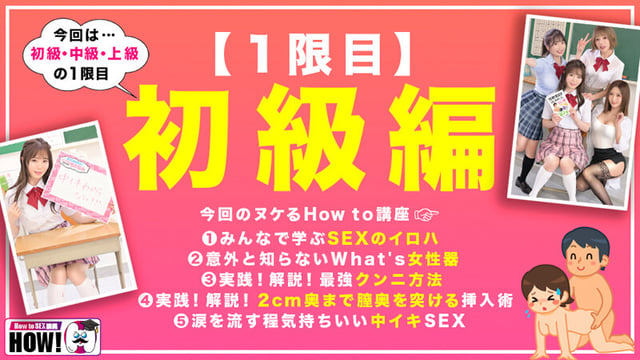How to学園 観たら【絶対】SEXが上手くなる教科書AV 初級編 2