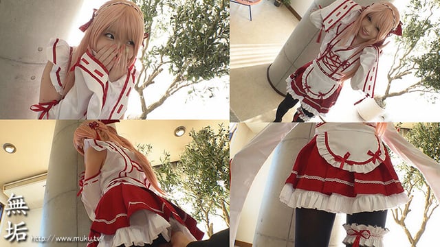笑顔で肉棒を咥え込むコスプレ美少女と性活着衣フェチ交尾 雫月心桜 1