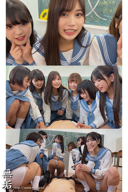 女子校の文化祭で神企画が降臨！！ みんなでノリノリの文化祭『風俗リフレ』ハーレム 8
