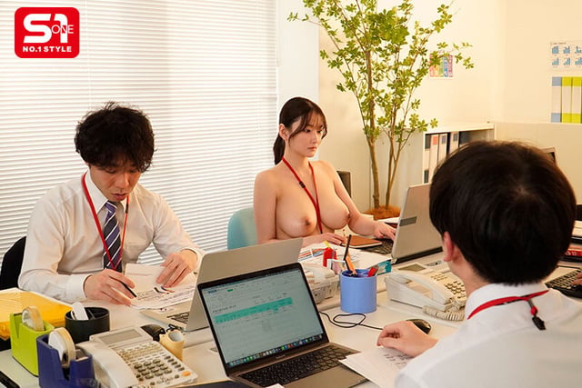 隠れ爆乳OLが今月のノルマ未達成のため本日より1週間全裸出社 私のカラダで皆様を全力ご奉仕・フォローさせていただきます。 鷲尾めい 8