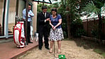 スポーツ熟女 セクハラ教官GOLF母 志村朝子 四十一歳 2