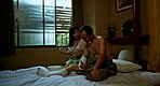 義父と姉妹 桃汁味くらべ 1