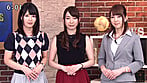 淫語女子アナ8 チ○ポ、マ○コをカメラ目線で連呼する超真面目なニュース番組 1