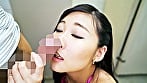 臭いチンカスち〇ぽの匂いに興奮し鼻コキする変態女 6