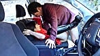 見せ合いながらのW CARSEX 山口葉瑠/葉月シュリ 10