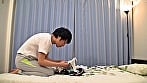 母の下着でオナニーしてるのがバレて、フェラ抜きされた息子 DX 1