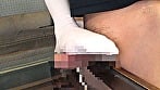 ニーハイ女子のチ○ポ踏みつけ足こき 2 20