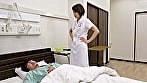 入院中に溜まったチ○ポを性処理してくれる美人ナース 1