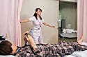 ワザと手コキのような陰部洗浄で暴発させて青年患者を虜にするおばさん看護師 14