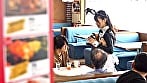 羞恥！高時給に騙されたッ！ファミレスで恥ずかしすぎる逆バニーで働かされている私･･･。～まなつ編～ 4