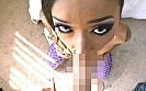 黒い顔面に白い精子が映える～ 金髪ポルノ・ザーメンまみれ 1