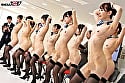 「●●・下着・全裸」でおもてなし またがりオマ○コ航空 圧巻総勢11名+特別講師1名による2024年度新人CA大型研修編 総尺145分収録 6セクションの集団おま〇こキャビンレッスン 13