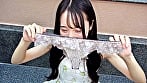 使用済み下着売り子の今はいてるパンティーをおねだりゲット!! 2