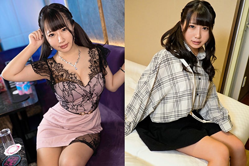 <六本木高級キャバ嬢もお店を出たらただの女>イキまくる敏感体質のツインテール低身長巨乳女子と4連続中出しSEX! かなうさん