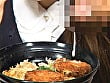 【 AI リマスター版 】お食事中に顔射して食ザー 9