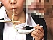 【 AI リマスター版 】お食事中に顔射して食ザー 14