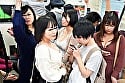 「おちんちん大きくさせてごめんね」小さいから大丈夫だろうと女性専用車両に一緒に入った甥っ子がおっぱいだらけの状況にフル勃起！慌てた叔母さんがこっそり抜いてくれました 3