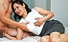 美熟女センズリ鑑賞会 見ているだけのはずが･･･興奮したオバサンがお掃除フェラからそのまま咥えて生ハメ中出し！ 18