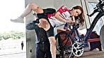 【SHIGEKIxSODSTAR】これが限界ギリギリ公然露出潮吹き 小倉由菜アクメ自転車がイクッ! 9