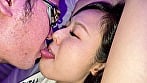 【個人撮影】横山夏希の肉厚舌ディープキス＆ツバ鼻吸い 1