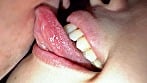 【個人撮影】横山夏希の肉厚舌ディープキス＆ツバ鼻吸い 4