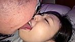 【個人撮影】横山夏希の肉厚舌ディープキス＆ツバ鼻吸い 8