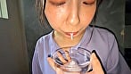 【個人撮影】谷田かりなの舌ブラシで「汚舌苔」採取 8