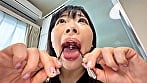 【個人撮影】原美織の舌ブラシで「汚舌苔」採取 7