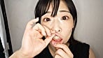 【個人撮影】原美織の唾液ダラダラ口臭チェック！ 4