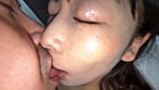 【個人撮影】原美織のディープキス＆鼻フェラ 2