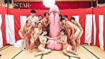 【特典版】無限性欲おばけの宮島めいちゃん柴崎はるちゃんがファン9名とイクっ!無制限発射OK日帰り温泉ツアー 宮島めい 柴崎はる 2