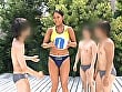 【 AI リマスター版 】身長182cm 高身長バレーボール選手 内田真由のビーチバレー 1