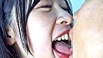 甘い視線のゆのちゃんがM男に濃厚キス 6