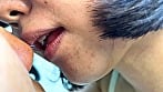 ふんわり優しい雰囲気のみゆりちゃんがM男に濃厚鼻フェラ 6