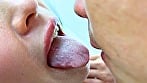 ももなちゃんがM男に濃厚キス 12