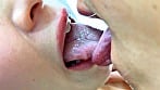 ももなちゃんがM男に濃厚キス 13