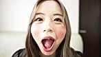 【個人撮影】菊池はる 初喉チンコ触り&擬似フェラ体験 2