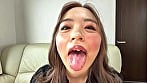 【個人撮影】菊池はる 初喉チンコ触り&擬似フェラ体験 6