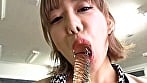 四つん這いで竿を後ろに倒してフェラチオしながら同時乳首責め 2 3