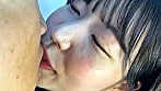 まいなちゃんがM男に濃厚キス 4