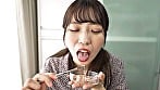 【個人撮影】水月みおの舌ブラシで「汚舌苔」採取 6
