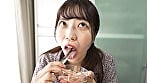 【個人撮影】水月みおの舌ブラシで「汚舌苔」採取 7