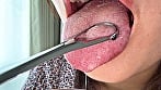 【個人撮影】水月みおの舌ブラシで「汚舌苔」採取 8