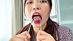 【個人撮影】水月みおの舌ブラシで「汚舌苔」採取 14