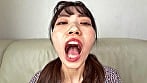 【個人撮影】水月みお 初喉チンコ触り＆舌や八重歯を観察 2