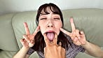 【個人撮影】水月みお 初喉チンコ触り＆舌や八重歯を観察 12