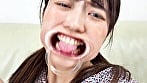 【個人撮影】水月みお 初喉チンコ触り＆舌や八重歯を観察 19