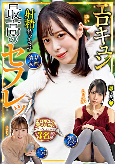 最高のセフレッ!エロキュン3名収録 清楚・愛嬌・肉食・美女・ドM