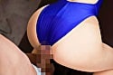「私、競泳水着好きでごめんなさい・・・」 いつも競泳水着を着て興奮しています 服の下に水着を着て働くOL 宮城りえ 8